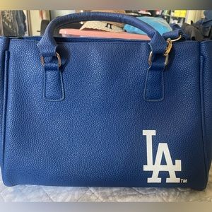 LA Dodgers handbag with shoulder strap